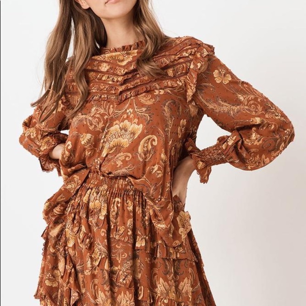 🆕 Spell and the Gypsy Aurora Blouse - Burnt Ember